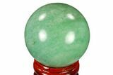 Polished Green Aventurine Sphere - China #116002-1
